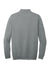 TravisMathew TM1MU419 Mens Newport Fleece 1/4 Zip Jacket Quiet Shade Grey Flat Back