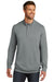 TravisMathew TM1MU419 Mens Newport Fleece 1/4 Zip Jacket Quiet Shade Grey Model Front