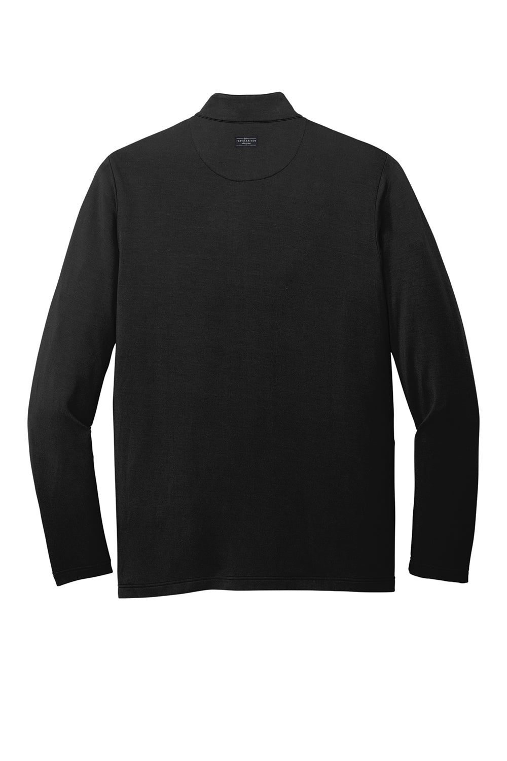 TravisMathew TM1MU420 Mens Newport Fleece Full Zip Jacket Black Flat Back