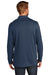 TravisMathew TM1MU420 Mens Newport Fleece Full Zip Jacket Blue Nights Model Back