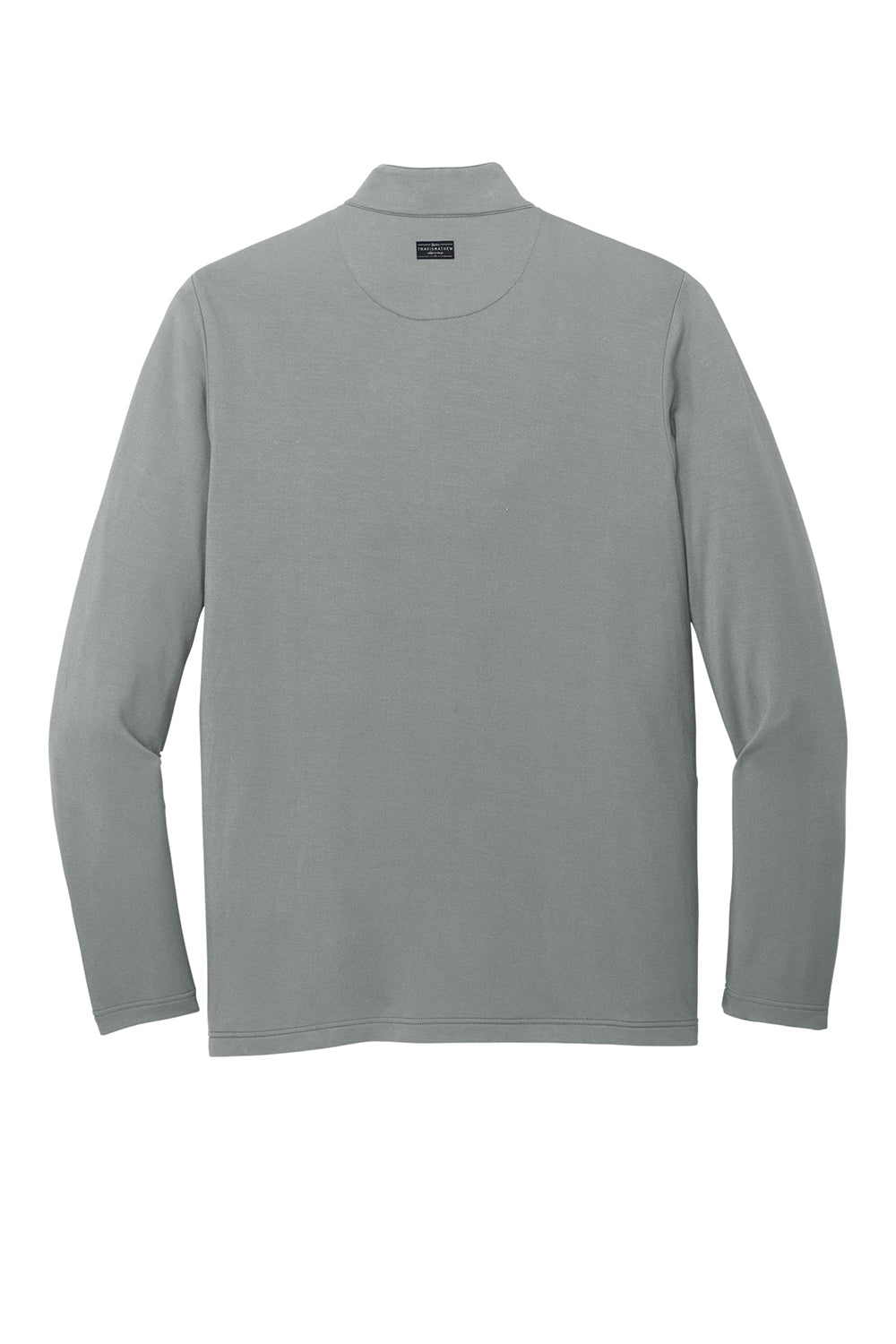 TravisMathew TM1MU420 Mens Newport Fleece Full Zip Jacket Quiet Shade Grey Flat Back