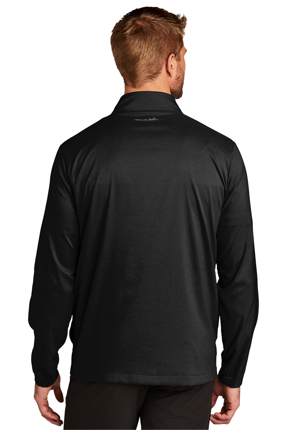 TravisMathew TM1MU422 Mens Surfside Full Zip Jacket Black Model Back