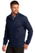 TravisMathew TM1MU422 Mens Surfside Full Zip Jacket Vintage Indigo Blue/Black Model 3Q