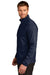 TravisMathew TM1MU422 Mens Surfside Full Zip Jacket Vintage Indigo Blue/Black Model Side