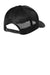 TravisMathew Hats TM1MU423 Mens Cruz Adjustable Trucker Hat Black Flat Back