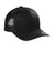 TravisMathew Hats TM1MU423 Mens Cruz Adjustable Trucker Hat Black Flat Front