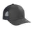 TravisMathew Hats TM1MU423 Mens Cruz Adjustable Trucker Hat Heather Black Flat Front