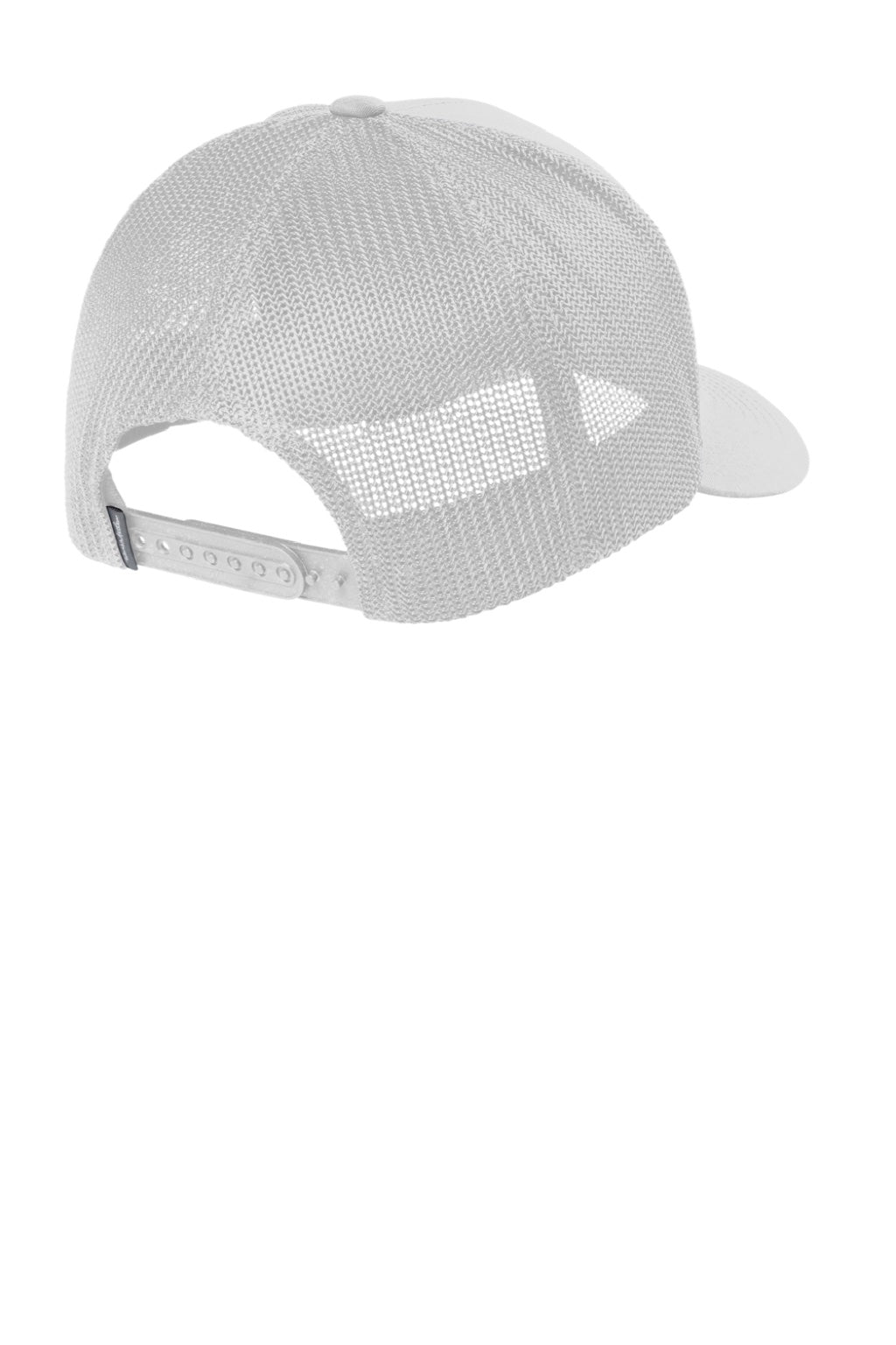 TravisMathew Hats TM1MU423 Mens Cruz Adjustable Trucker Hat White Flat Back