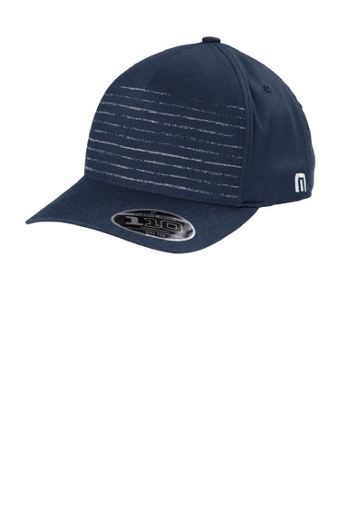 TravisMathew Hats TM1MU425 Mens FOMO Adjustable Hat Blue Nights Flat Front