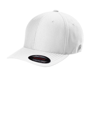 TravisMathew Hats TM1MU426 Mens Rad Flexfit Hat White Flat Front