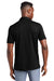 TravisMathew TM1MW450 Mens Monterey Wrinkle Resistant Chest Stripe Short Sleeve Polo Shirt Black Model Back