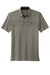 TravisMathew TM1MW450 Mens Monterey Wrinkle Resistant Chest Stripe Short Sleeve Polo Shirt Quiet Shade Grey Flat Front
