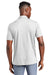TravisMathew TM1MW450 Mens Monterey Wrinkle Resistant Chest Stripe Short Sleeve Polo Shirt White Model Back