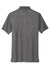 TravisMathew TM1MW451 Mens Auckland Slub Wrinkle Resistant Short Sleeve Polo Shirt Dark Grey Flat Back