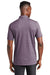 TravisMathew TM1MW451 Mens Auckland Slub Wrinkle Resistant Short Sleeve Polo Shirt Sage Purple Model Back