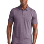 TravisMathew Mens Auckland Slub Wrinkle Resistant Short Sleeve Polo Shirt - Sage Purple