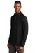TravisMathew TM1MW452 Mens Crestview 1/4 Zip Sweatshirt Black Model 3Q