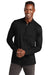 TravisMathew TM1MW452 Mens Crestview 1/4 Zip Sweatshirt Black Model Front