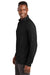 TravisMathew TM1MW452 Mens Crestview 1/4 Zip Sweatshirt Black Model Side