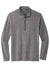 TravisMathew TM1MW452 Mens Crestview 1/4 Zip Sweatshirt Heather Grey Flat Front