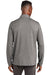TravisMathew TM1MW452 Mens Crestview 1/4 Zip Sweatshirt Heather Grey Model Back