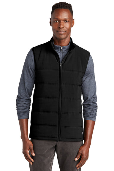 TravisMathew TM1MW453 Mens Cold Bay Full Zip Vest Black Model Front