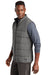 TravisMathew TM1MW453 Mens Cold Bay Full Zip Vest Quiet Shade Grey Model 3Q