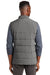 TravisMathew TM1MW453 Mens Cold Bay Full Zip Vest Quiet Shade Grey Model Back