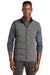TravisMathew TM1MW453 Mens Cold Bay Full Zip Vest Quiet Shade Grey Model Front
