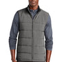 TravisMathew Mens Cold Bay Full Zip Vest - Quiet Shade Grey