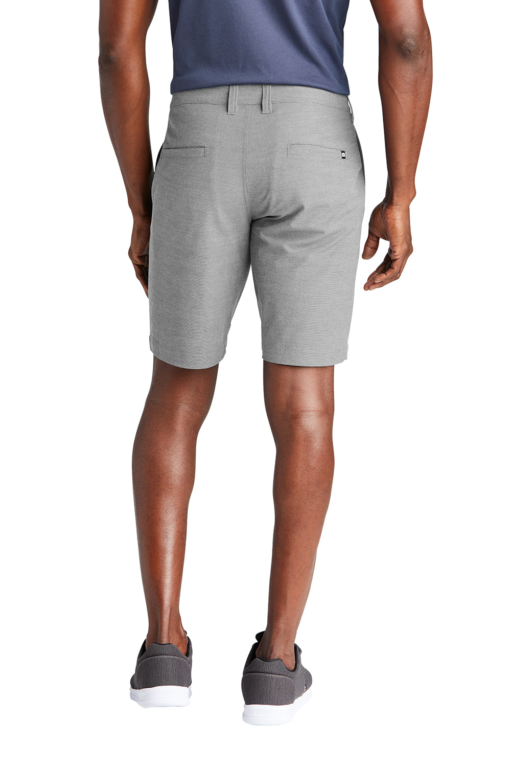 TravisMathew TM1MW454 Mens El Dorado Wrinkle Resistant Shorts w/ Pockets Light Grey Model Back
