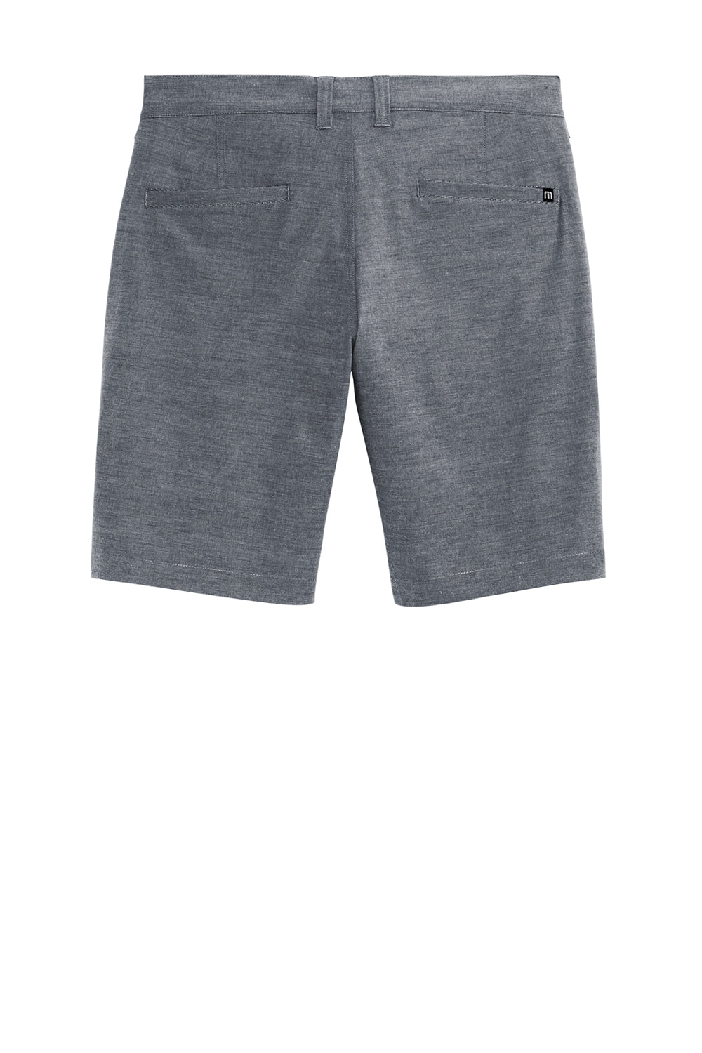 TravisMathew TM1MW454 Mens El Dorado Wrinkle Resistant Shorts w/ Pockets Navy Blue Flat Back