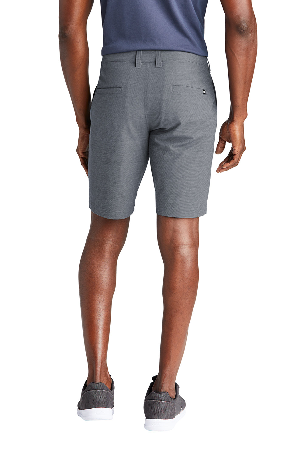 TravisMathew TM1MW454 Mens El Dorado Wrinkle Resistant Shorts w/ Pockets Navy Blue Model Back