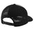 TravisMathew Hats TM1MY390 Mens Cruz Colorblock Adjustable Trucker Hat Heather Grey/Black Flat Back