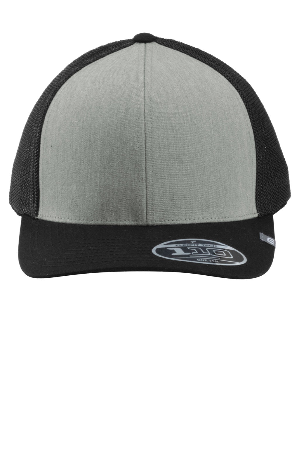 TravisMathew Hats TM1MY390 Mens Cruz Colorblock Adjustable Trucker Hat Heather Grey/Black Flat Front