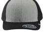 TravisMathew Hats Mens Cruz Colorblock Adjustable Trucker Hat - Heather Grey/Black