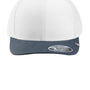 TravisMathew Hats Mens Cruz Colorblock Adjustable Trucker Hat - White/Vintage Indigo Blue