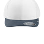 TravisMathew Mens Cruz Colorblock Adjustable Trucker Hat - White/Vintage Indigo Blue