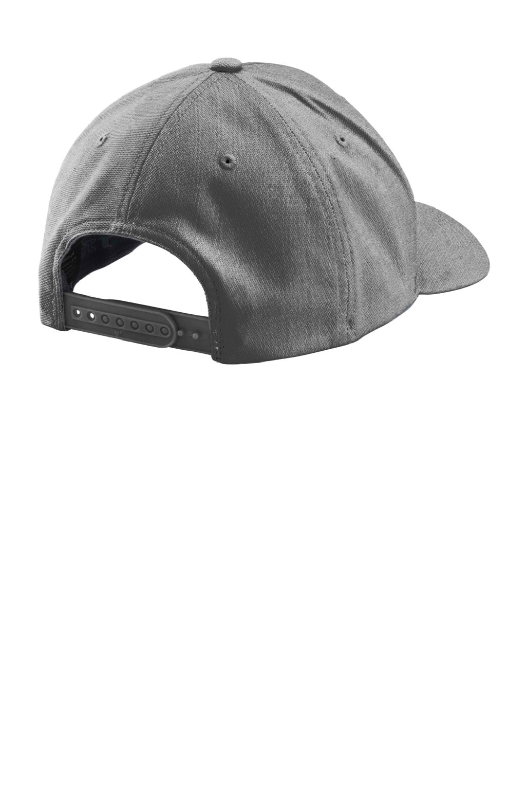 TravisMathew Hats TM1MY391 Mens FOMO Solid Adjustable Hat Heather Quiet Shade Grey Flat Back