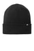 TravisMathew Hats TM1MY394 Unisex Solid Cuffed Beanie Black Flat Front