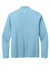 TravisMathew TM1MY397 Mens Coto Performance Wrinkle Resistant 1/4 Zip Sweatshirt Heather Brilliant Blue Flat Back