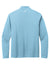 TravisMathew TM1MY397 Mens Coto Performance Wrinkle Resistant 1/4 Zip Sweatshirt Heather Brilliant Blue Flat Back