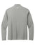TravisMathew TM1MY397 Mens Coto Performance Wrinkle Resistant 1/4 Zip Sweatshirt Heather Quiet Shade Grey Flat Back