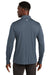 TravisMathew TM1MY397 Mens Coto Performance Wrinkle Resistant 1/4 Zip Sweatshirt Vintage Indigo Blue/Black Model Back