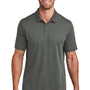 TravisMathew Mens Bayfront Moisture Wicking Short Sleeve Polo Shirt - Dark Grey