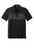 TravisMathew TM1MY400 Mens Coto Performance Wrinkle Resistant Short Sleeve Polo Shirt Black Flat Front