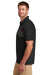 TravisMathew TM1MY400 Mens Coto Performance Wrinkle Resistant Short Sleeve Polo Shirt Black Model Side