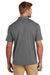 TravisMathew TM1MY400 Mens Coto Performance Wrinkle Resistant Short Sleeve Polo Shirt Dark Grey Model Back