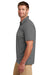 TravisMathew TM1MY400 Mens Coto Performance Wrinkle Resistant Short Sleeve Polo Shirt Dark Grey Model Side