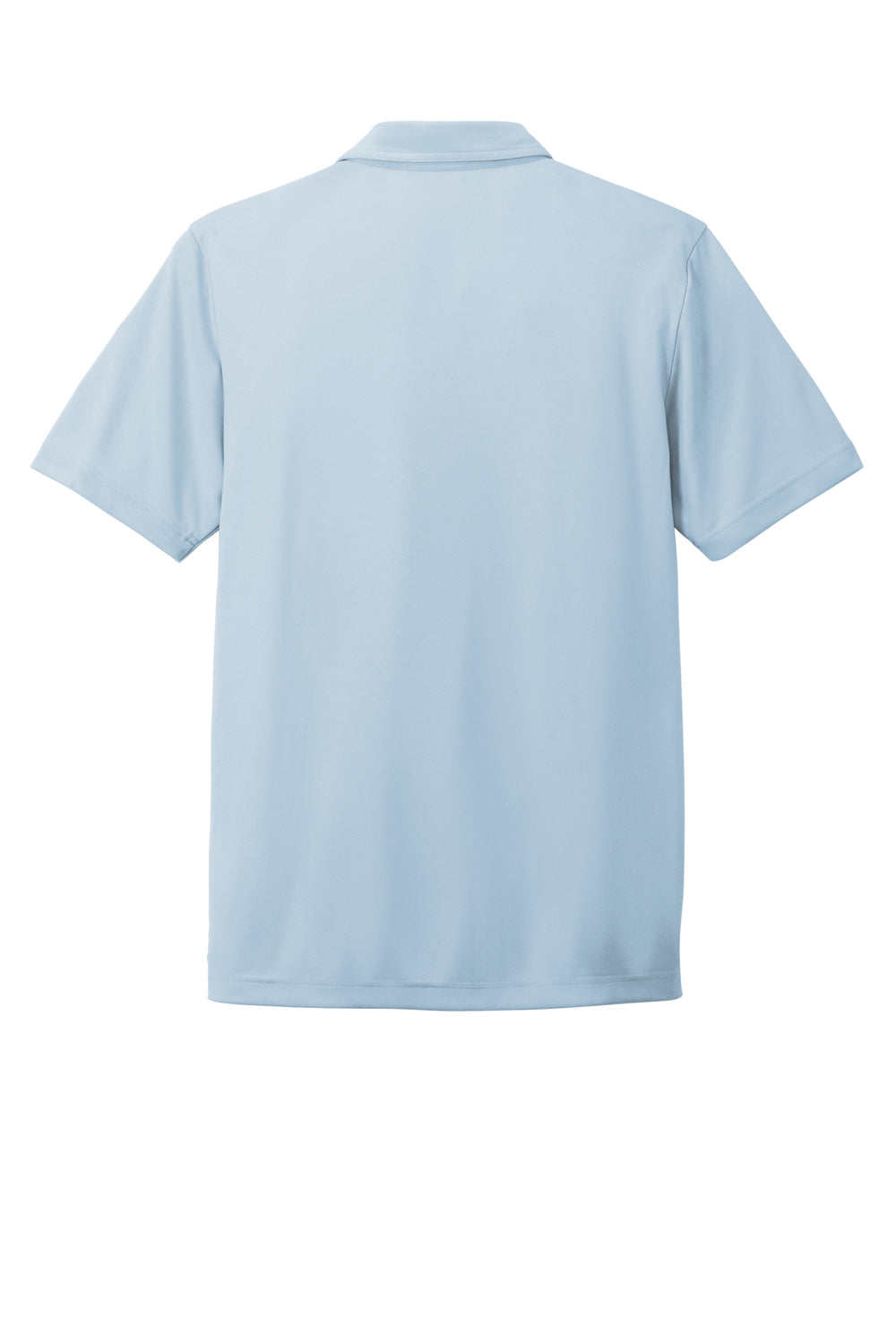 TravisMathew TM1MY400 Mens Coto Performance Wrinkle Resistant Short Sleeve Polo Shirt Heather Kentucky Blue Flat Back